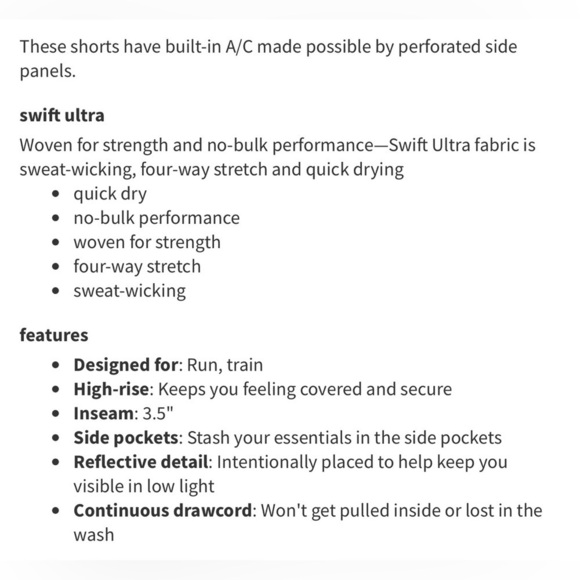 Lululemon Real Quick Short *Perforated
3.5"
Black-Size 10 - Picture 4 of 9